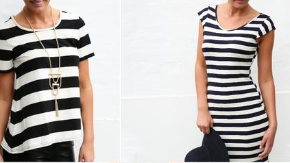 striped / new arrivals-ESTHER & CO.