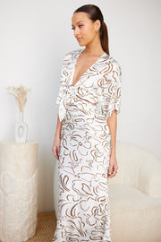 Cameo Dress - White Floral