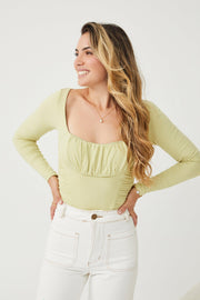 Carmelle Knit Bodysuit - Mint
