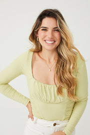 Carmelle Knit Bodysuit - Mint