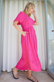 Korbela Dress - Hot Pink