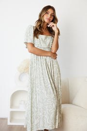 Lanna Dress - Sage Print