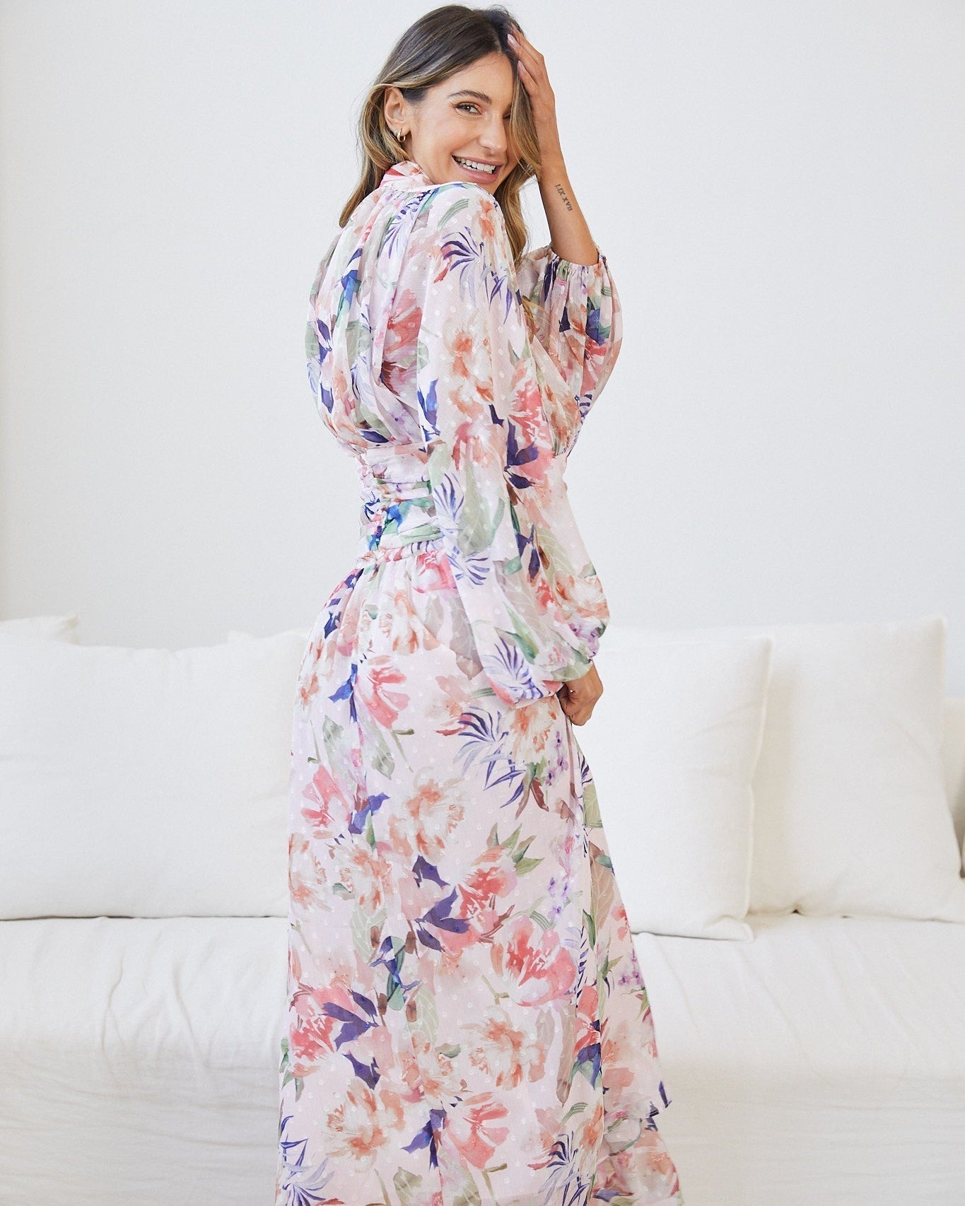 Analey Dress - Floral Print-Dresses-Womens Clothing-ESTHER & CO.