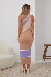 Winsley Knit Dress - Mocha Print