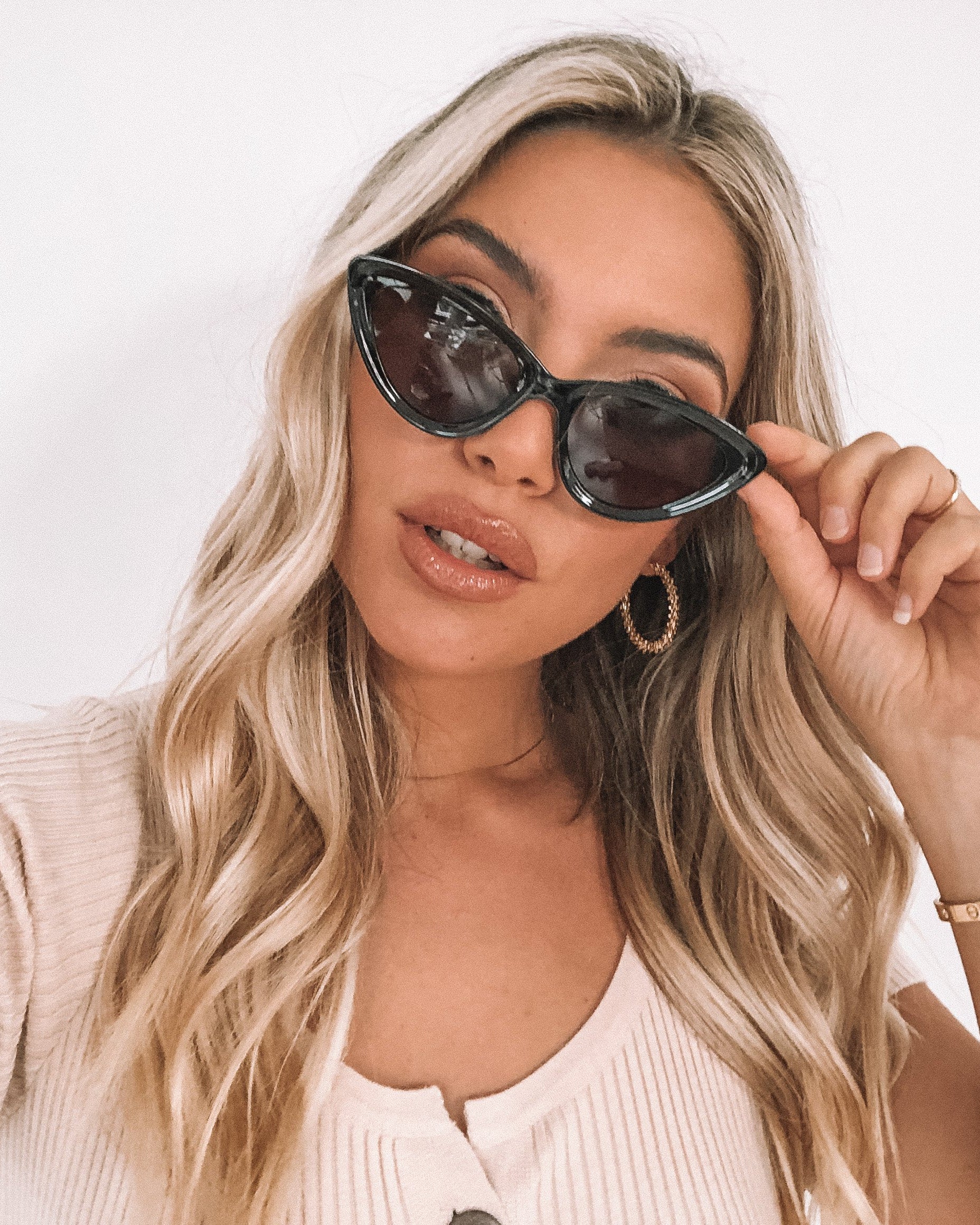 Elton - Black-Sunglasses-Womens Accessory-ESTHER & CO.