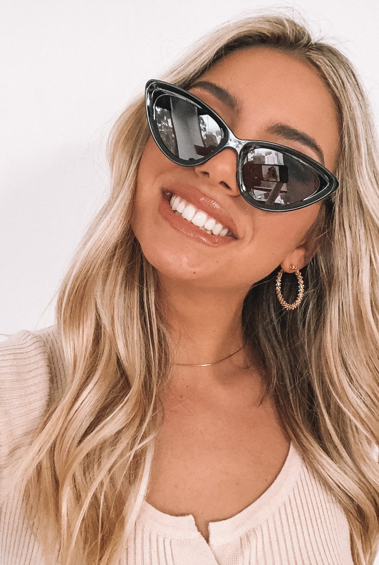 Elton - Black-Sunglasses-Womens Accessory-ESTHER & CO.