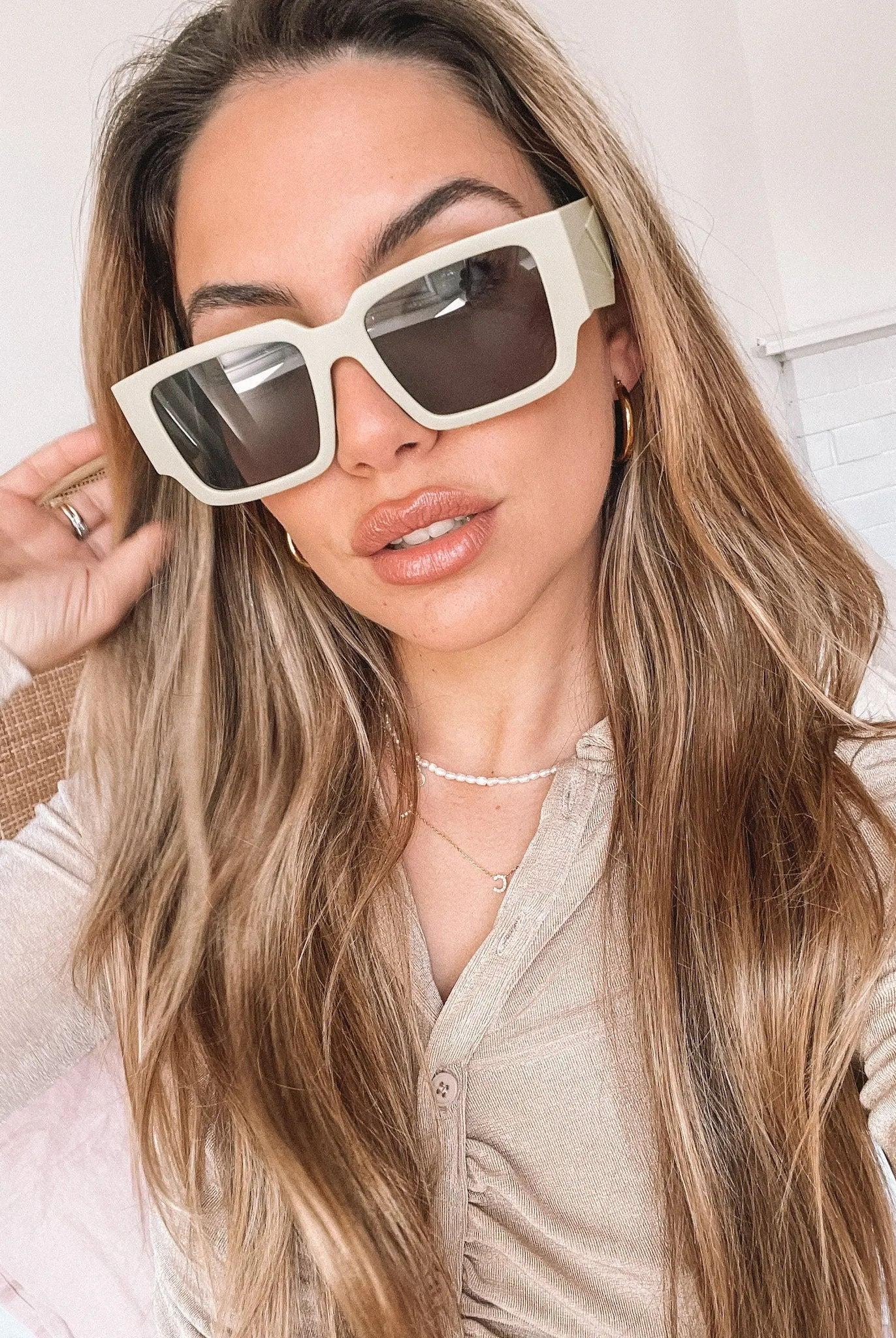 Freya green sunglasses