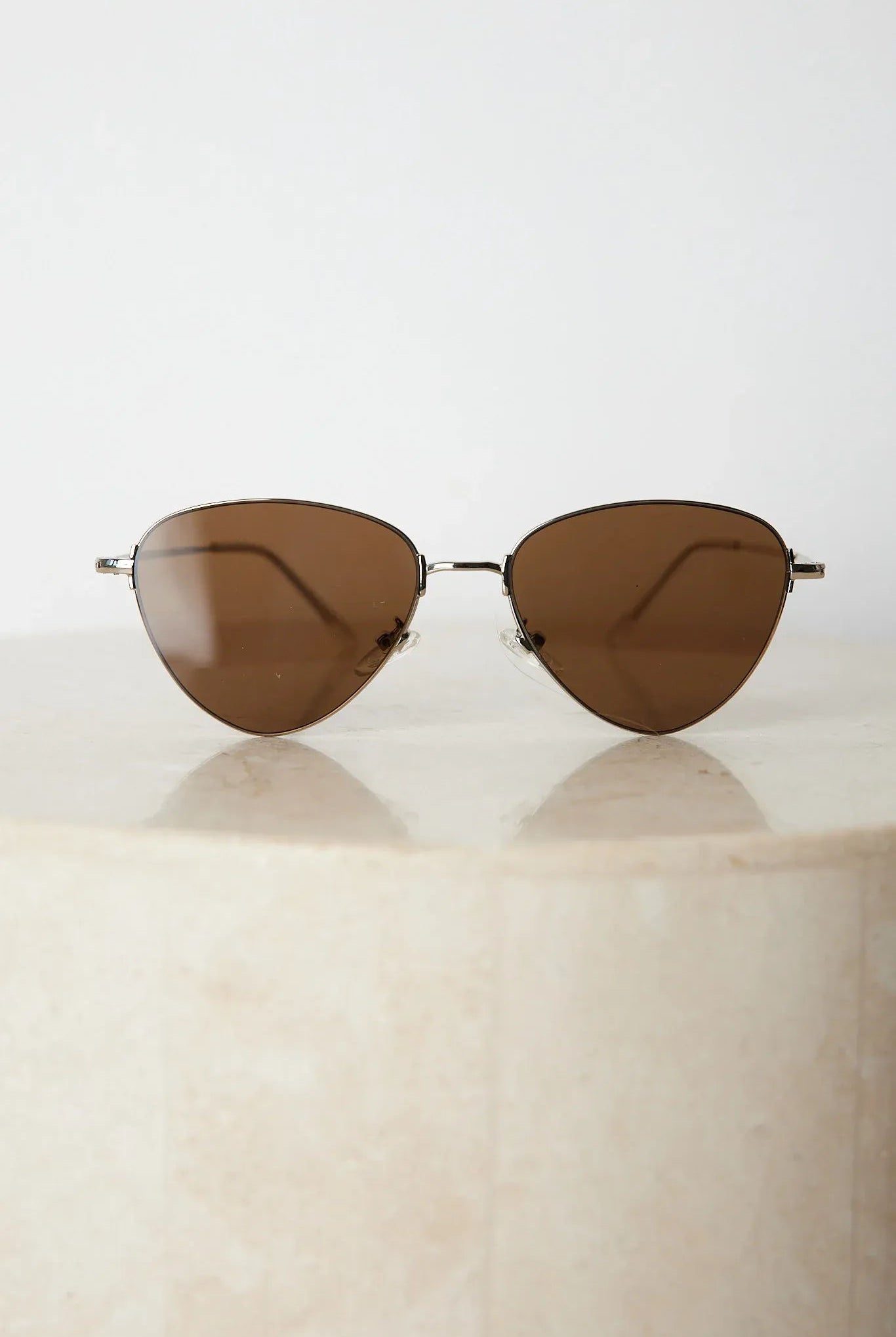 Cora silver-tone sunglasses