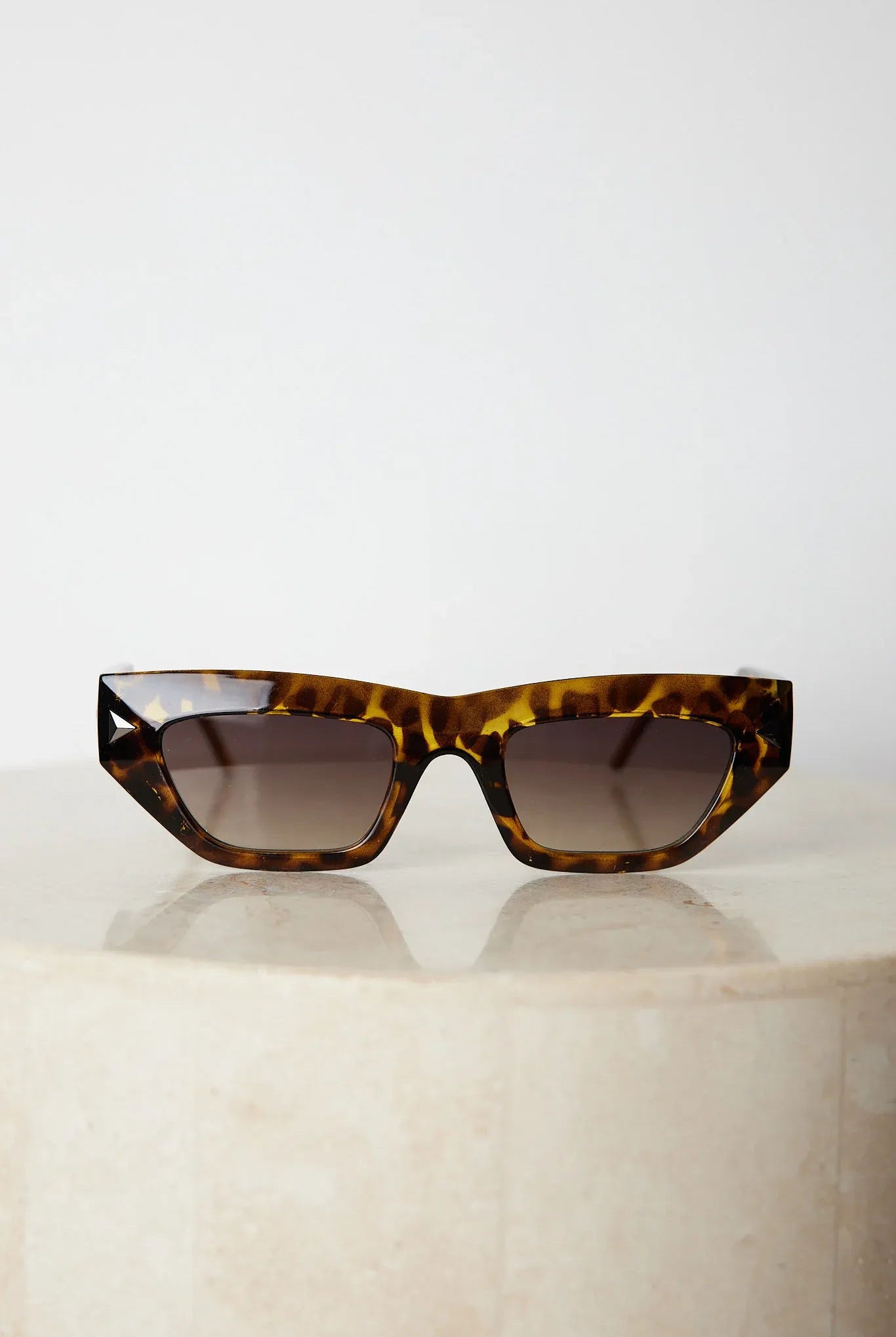 Millie dark tortoise sunglasses