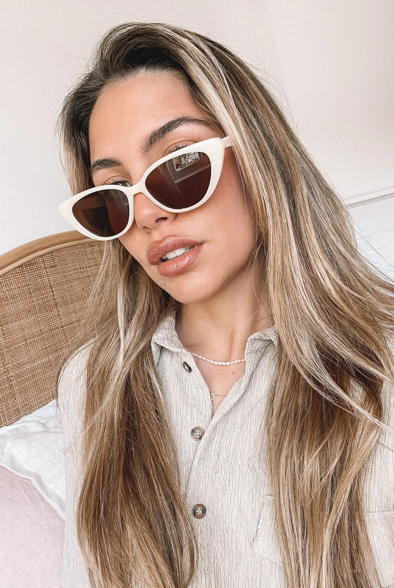 Bloom yellow sunglasses, side view