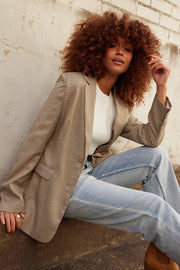 Luciane Blazer - Mustard Print