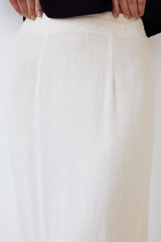 Acanza Skirt - Beige-Skirts-Womens Clothing-ESTHER & CO.