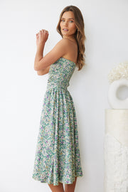 Agalia Dress - Green Print