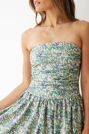 Agalia Dress - Green Print