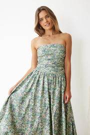 Agalia Dress - Green Print