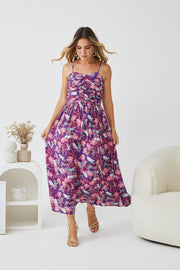 Ailene Dress - Purple Rainforest