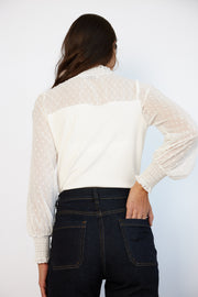 Alec Knit Top - White