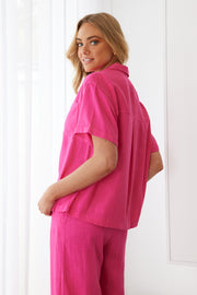Alisah Shirt - Hot Pink