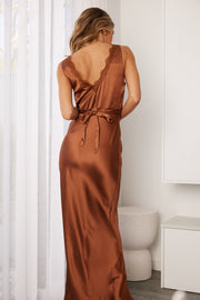 Aliva Dress - Brown
