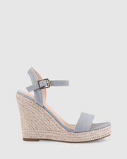 Amaya Wedges - Denim