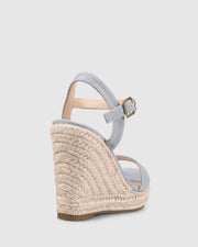 Amaya Wedges - Denim