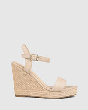 Amaya Wedges - Nude Softee