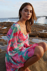 Andria Dress - Pink Print