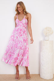 Anija Dress - Pink Floral
