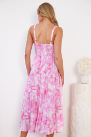 Anija Dress - Pink Floral