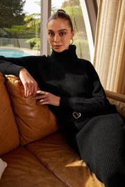 Anisse Skirt - Black-Skirts-Womens Clothing-ESTHER & CO.