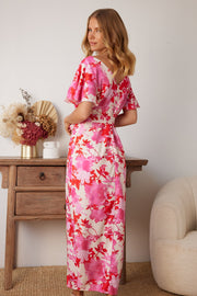 Anselle Dress - Pink Floral
