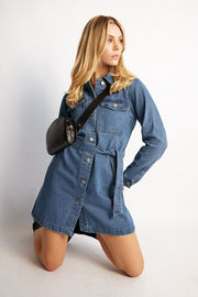 Arina Dress - Blue Denim