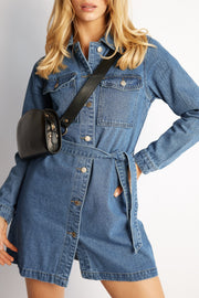 Arina Dress - Blue Denim