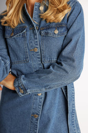 Arina Dress - Blue Denim