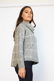 Armanda Knit - Grey Check