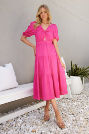 Ashlan Dress - Hot Pink