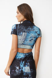 Avynne Top - Multi Print