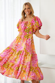 Axelle Dress - Sunset Print