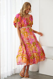 Axelle Dress - Sunset Print