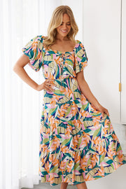 Axelle Dress - Tropical Print