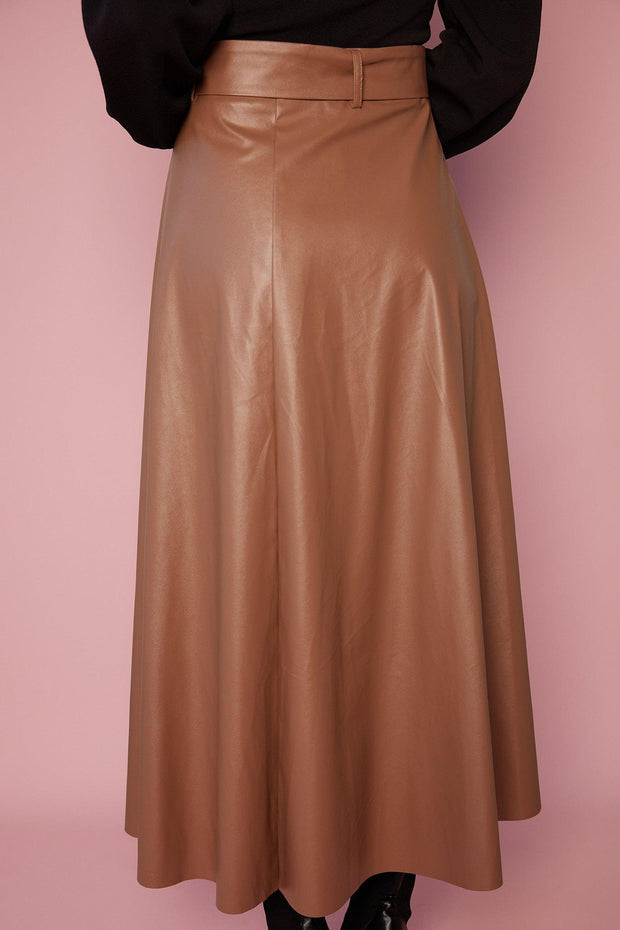Bernyce Skirt - Natural-Skirts-Womens Clothing-ESTHER & CO.