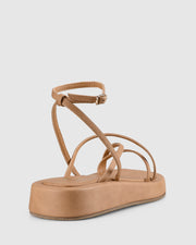 Bondi Flatform Sandals - Caramel Softee