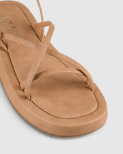 Bondi Flatform Sandals - Caramel Softee