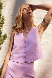 Callison Vest Top - Pink