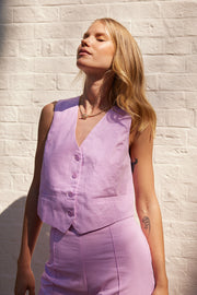 Callison Vest Top - Pink