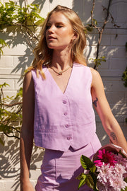 Callison Vest Top - Pink