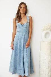 Calyn Dress - Blue Denim