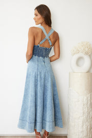 Calyn Dress - Blue Denim