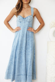 Calyn Dress - Blue Denim