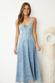 Calyn Dress - Blue Denim